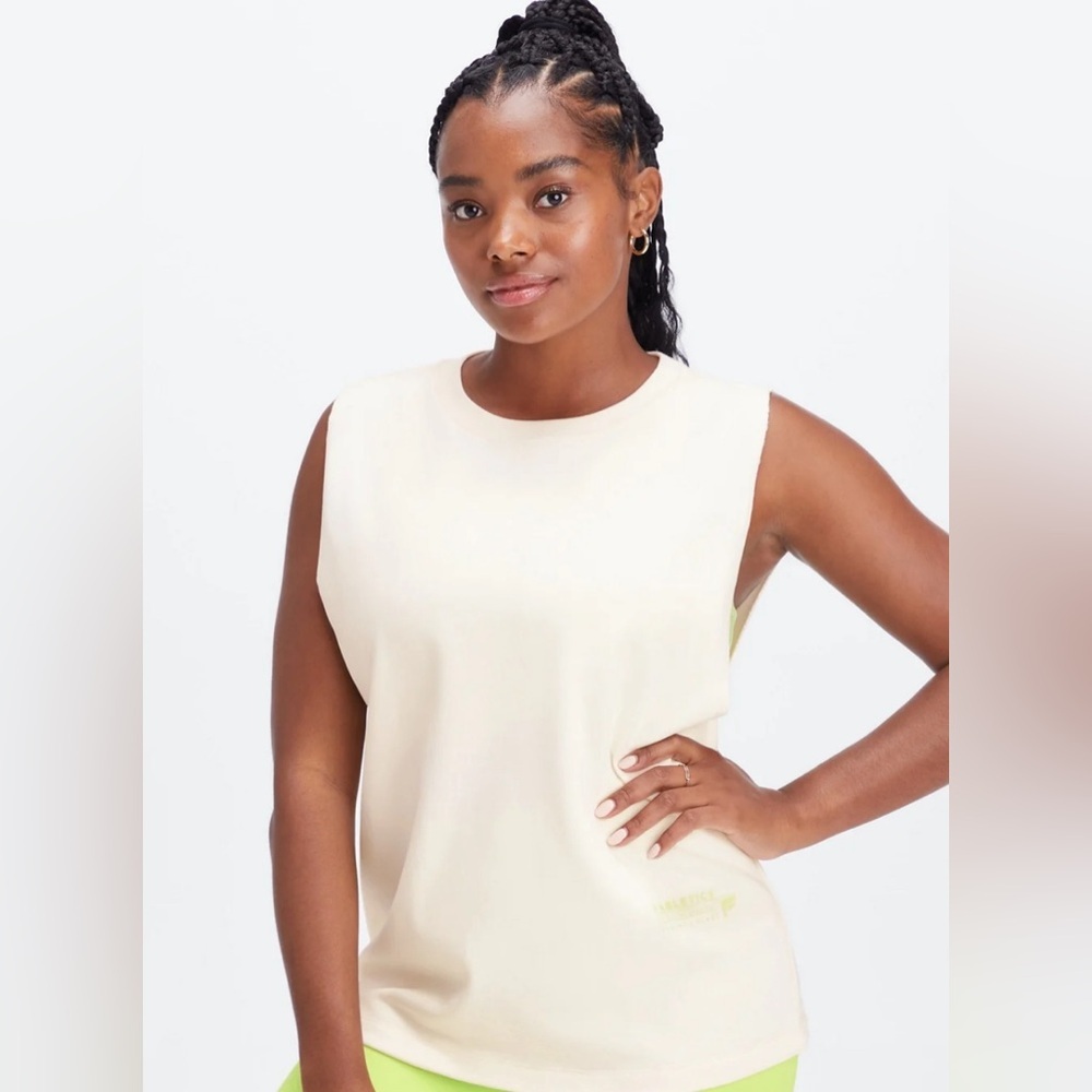 Fabletics oversized Terry tank‎ SZ LG